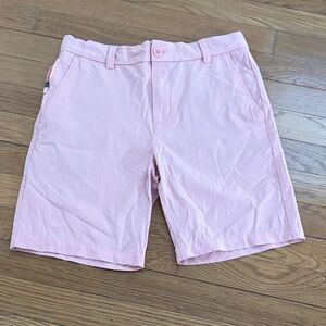 Vineyard Vines Pink Salmon Boys Youth On-The-Go Performance Shorts 16